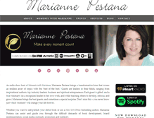 Tablet Screenshot of mariannepestana.com